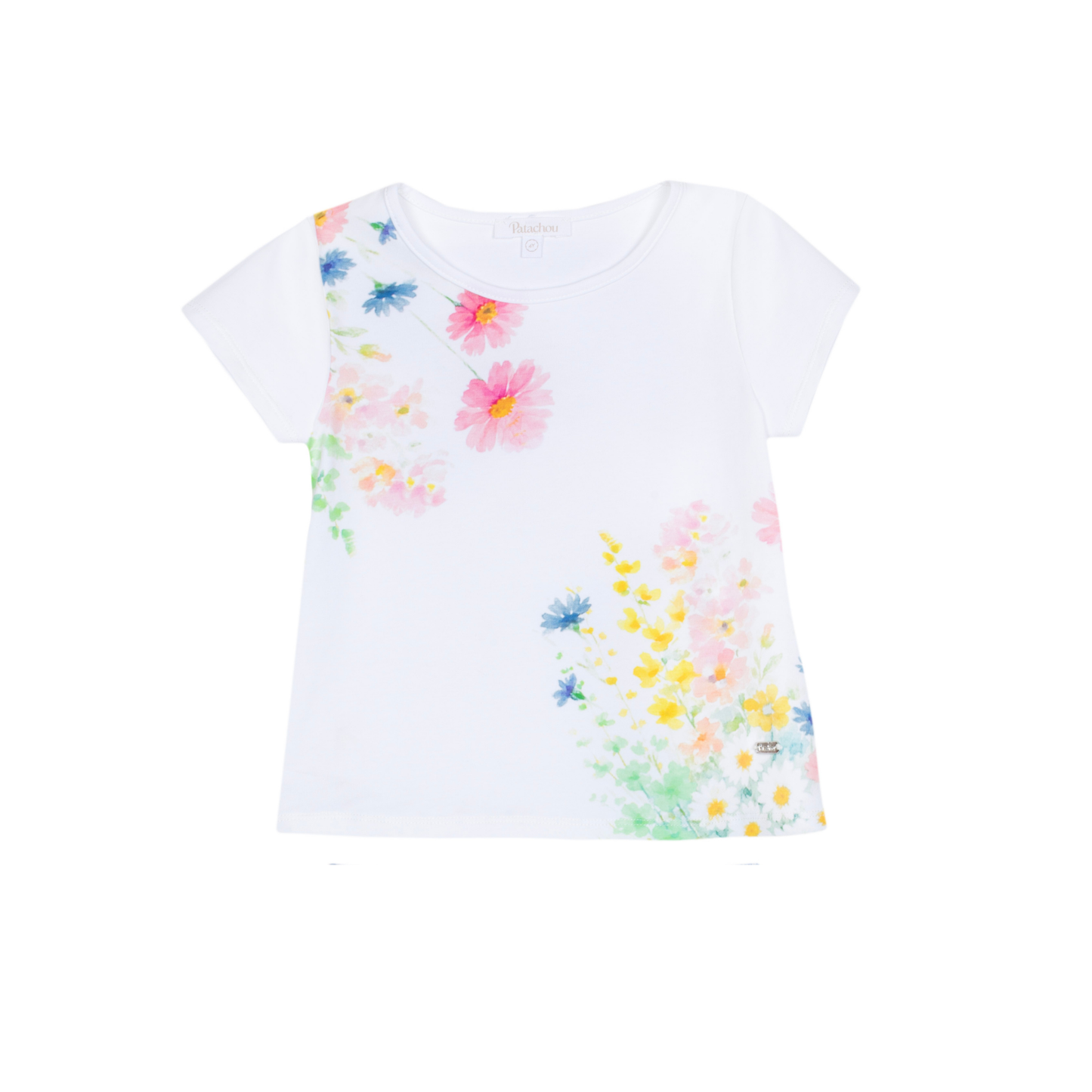 Patachou Watercolor Garden Short Sleeve Tee