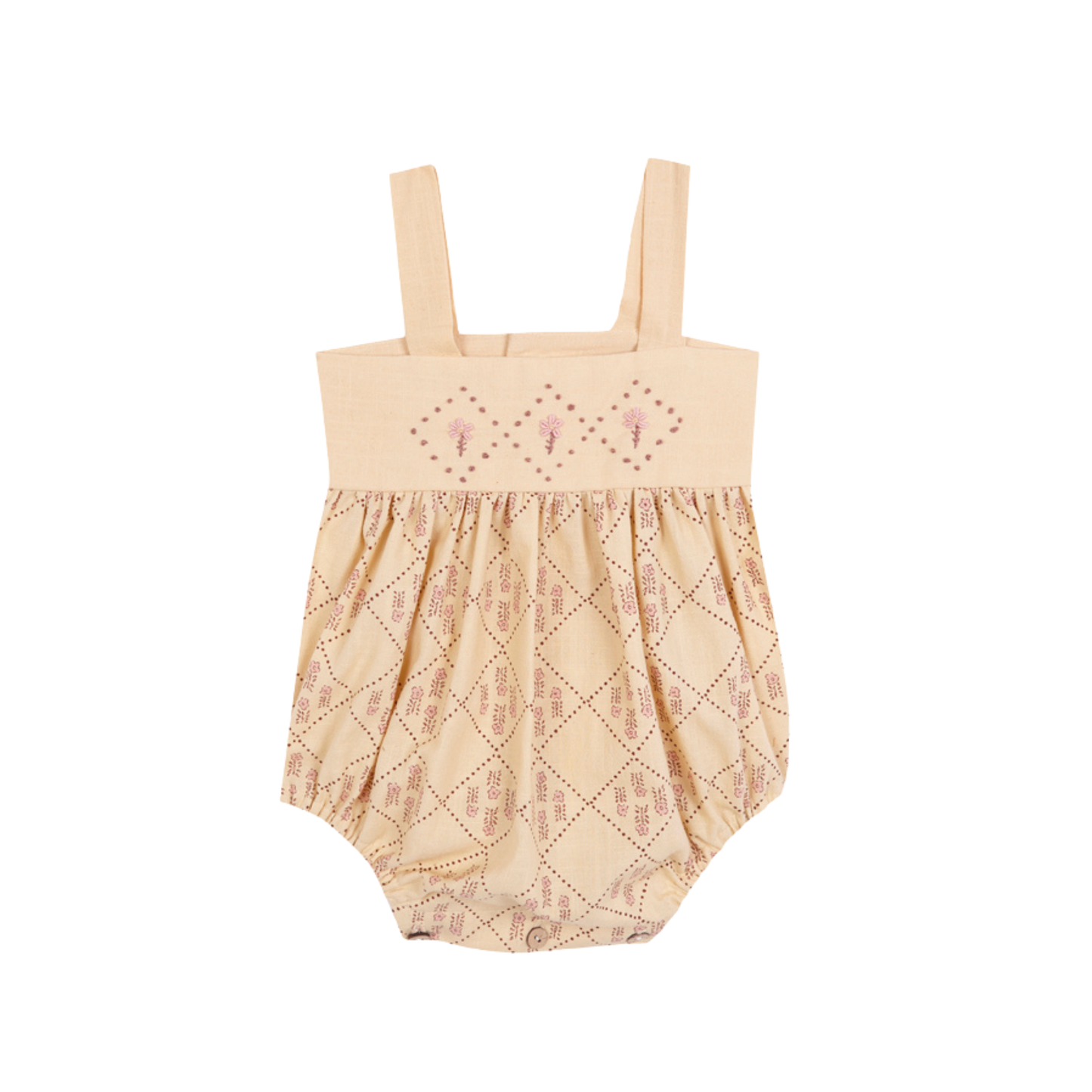 Birinit Pastel Embroidered Romper