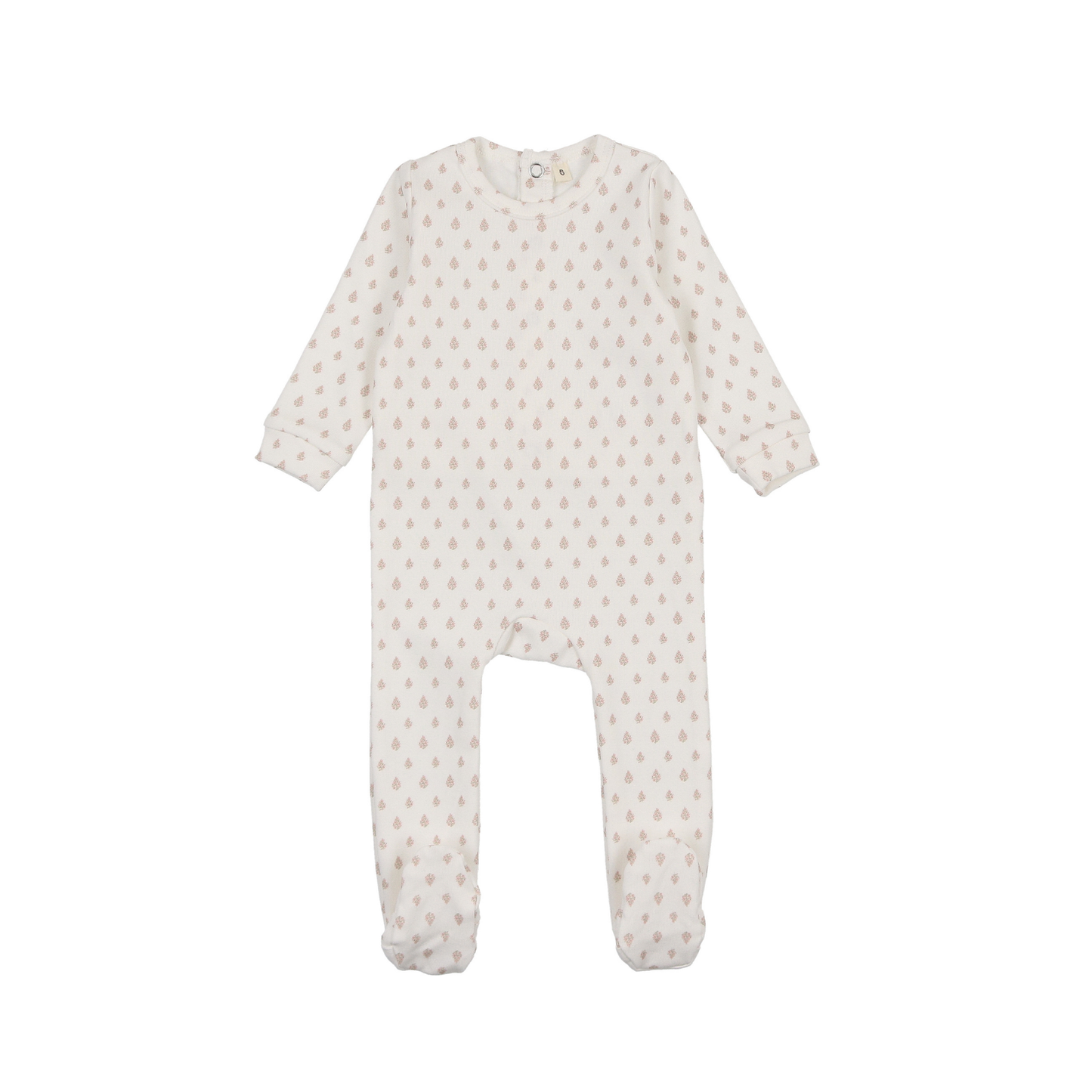 Bonjoy Blooming Pink Blooming Baby Footie