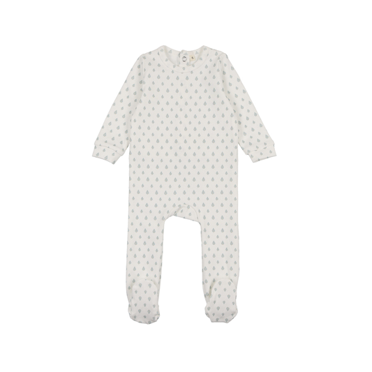 Bonjoy Blooming Blue Blooming Baby Footie