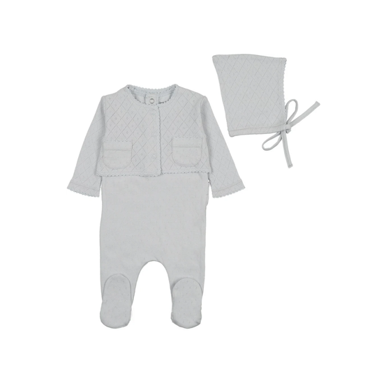 Bee And Dee Sky Blue Double Diamond Outfit