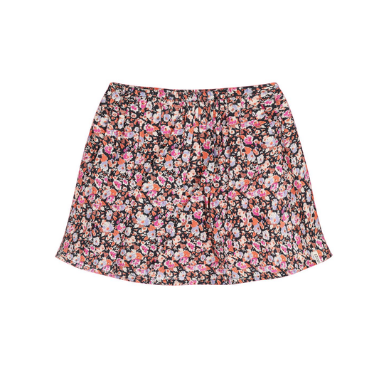 Tumble N Dry Navy Pompelmo Floral Short Skirt