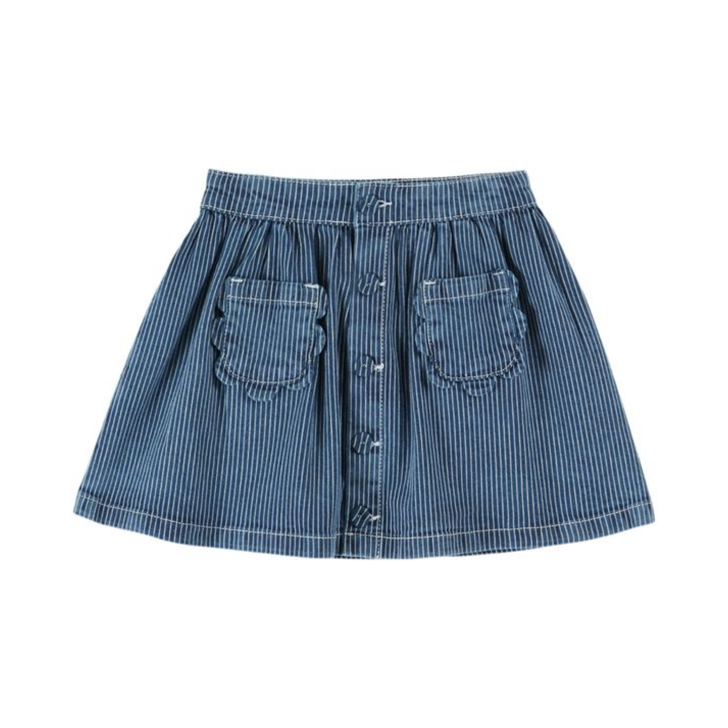 Emile Et Ida Denim Denim Pocket Skirt