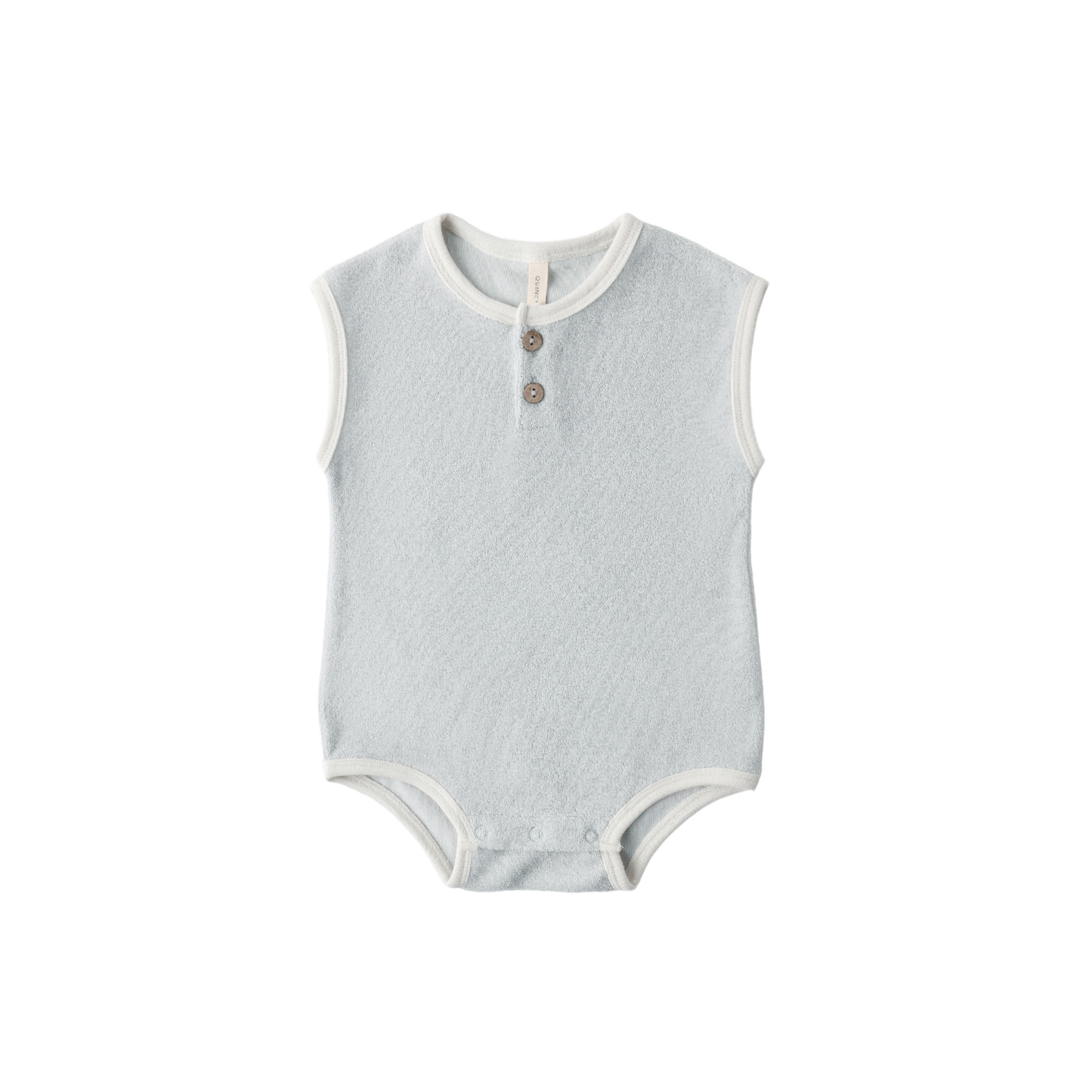 Quincy Mae Sky Terry Cloth Romper