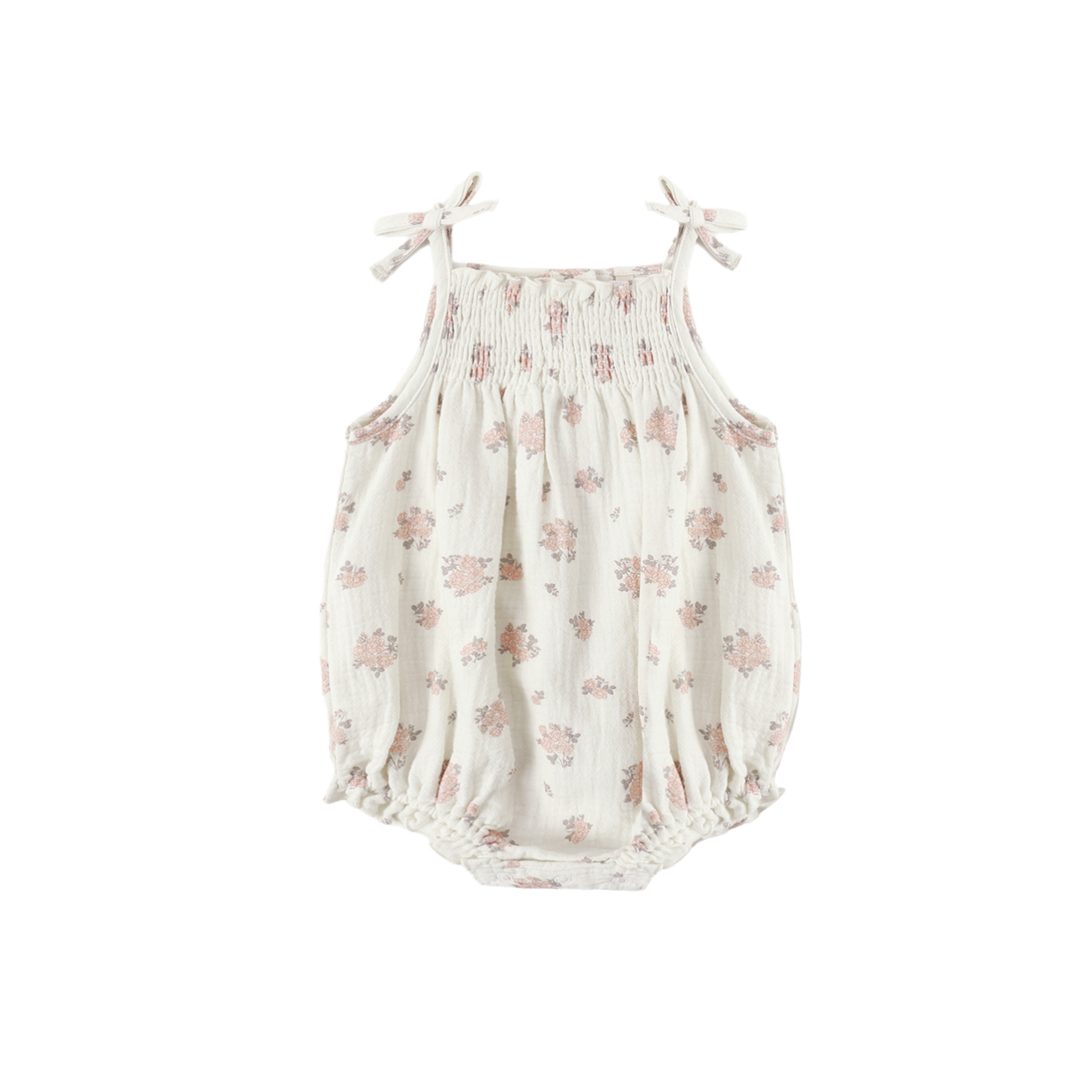 Quincy Mae Ivory Betty Garden Romper