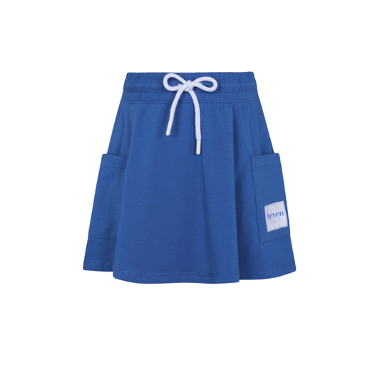 Heven Blue Flared Skirt