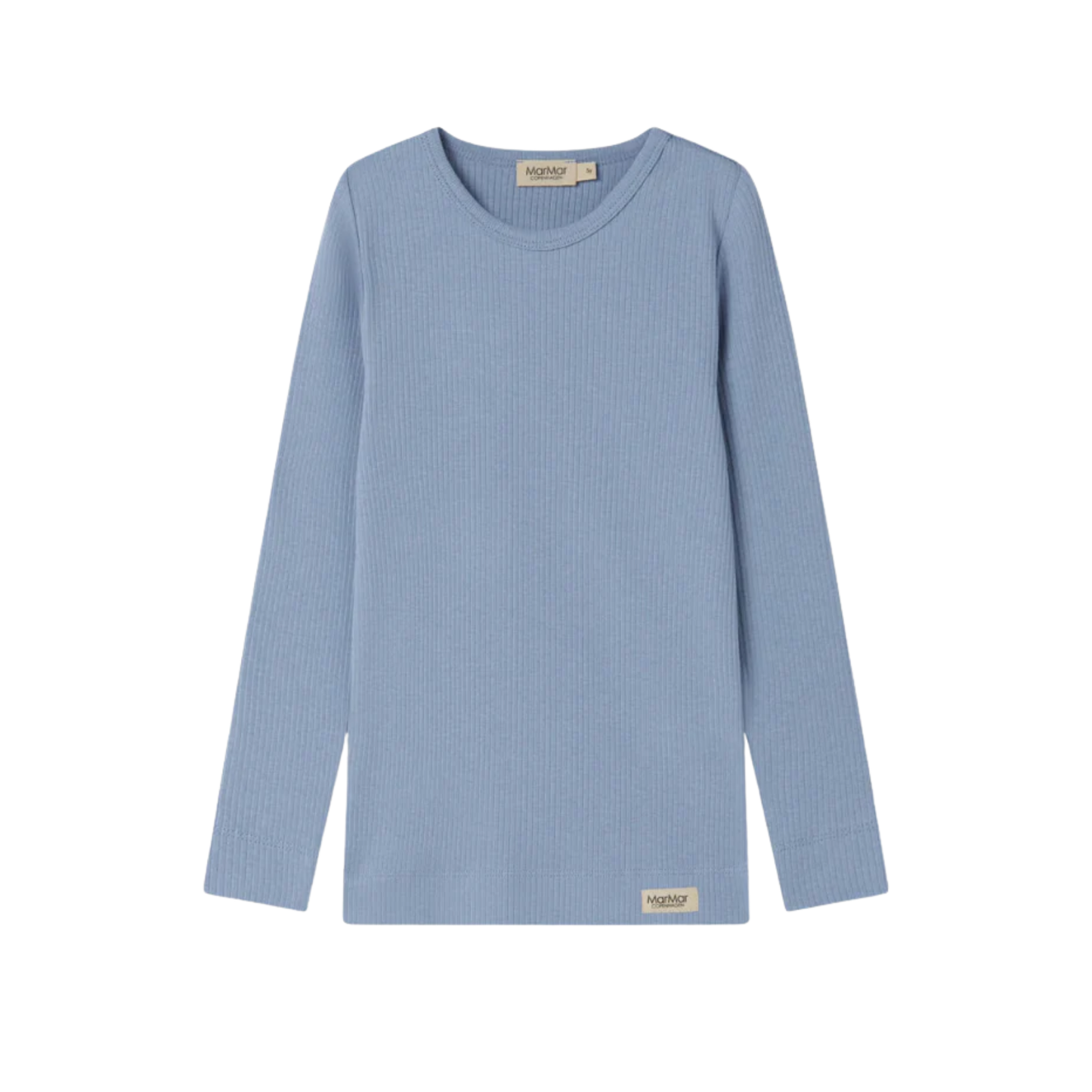 Marmar Blue Iris Plain Long Sleeve Tee