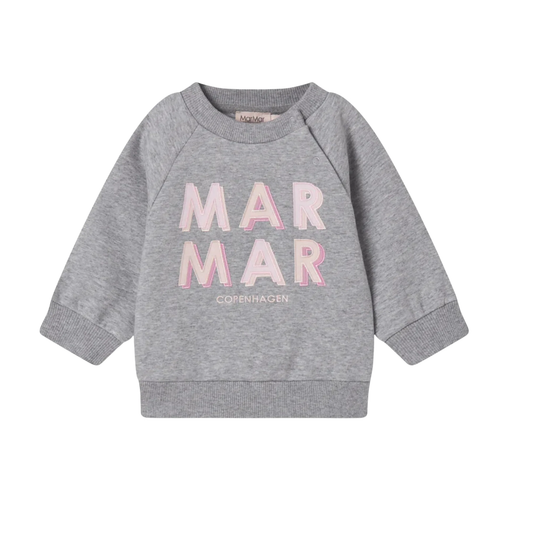 Marmar Pink Logo Infant Theos Long Sleeve Sweatshirt