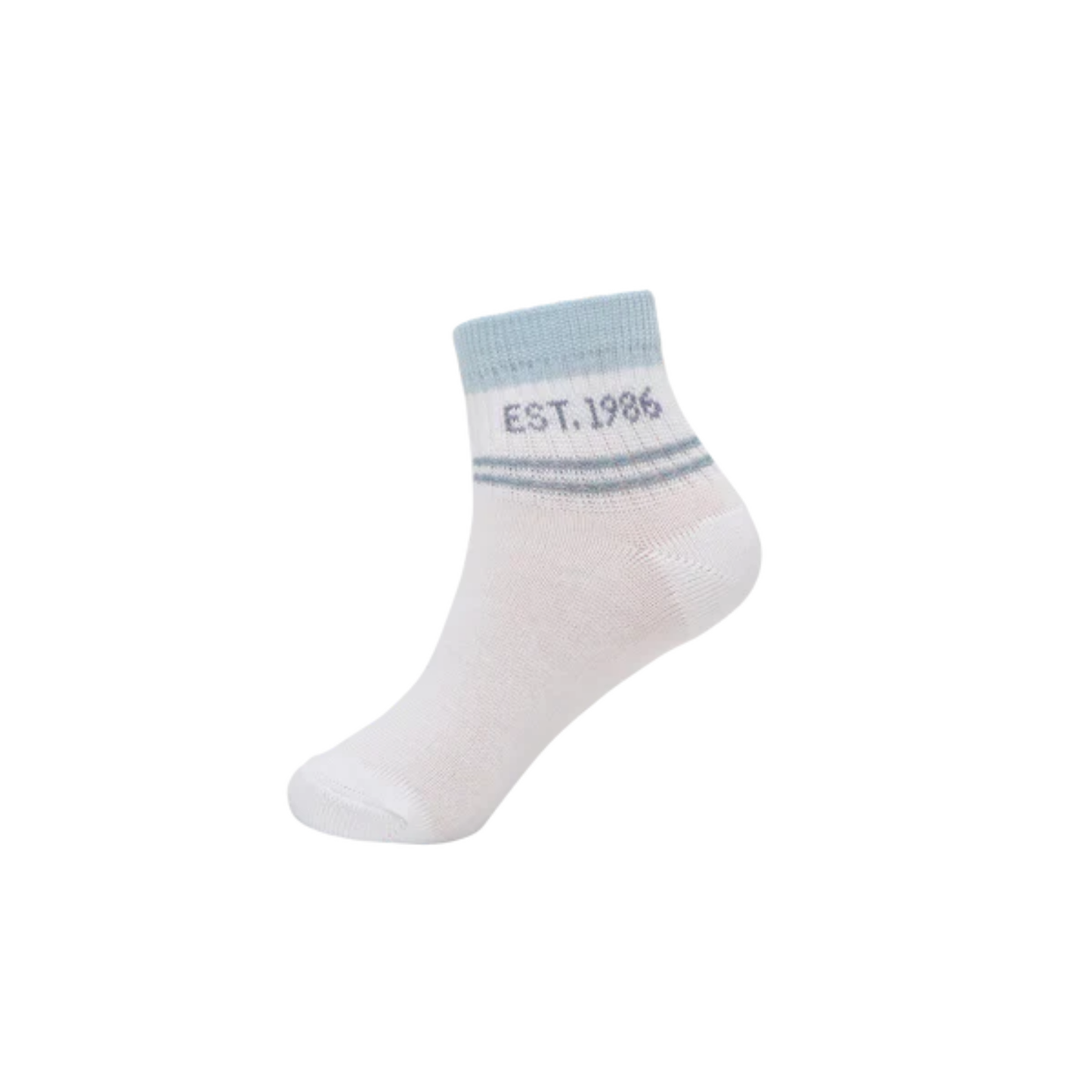 JRP Light Blue Cape May Midcalf Sock