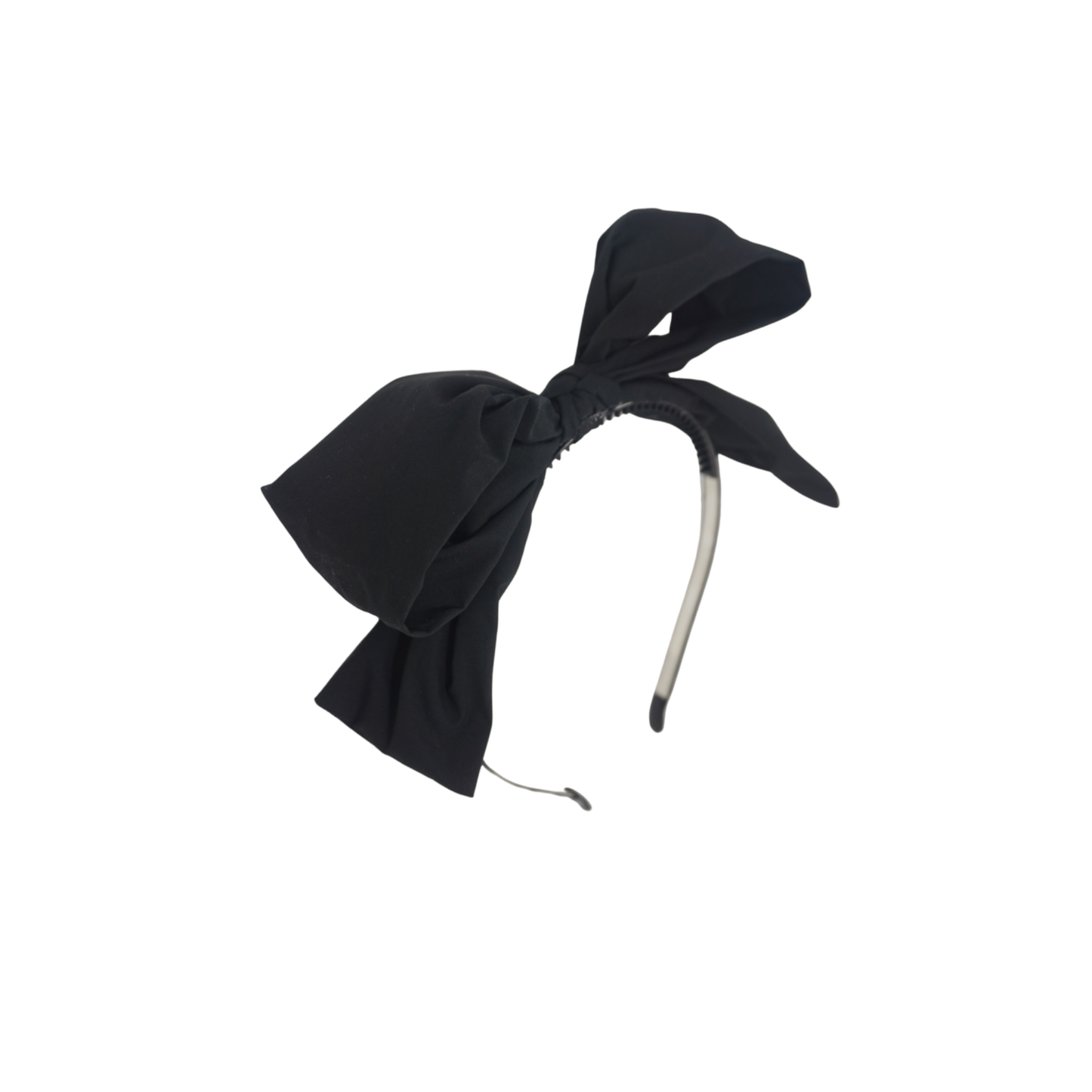 Bandeau Black Taffeta Collection Dressy Bow Headband