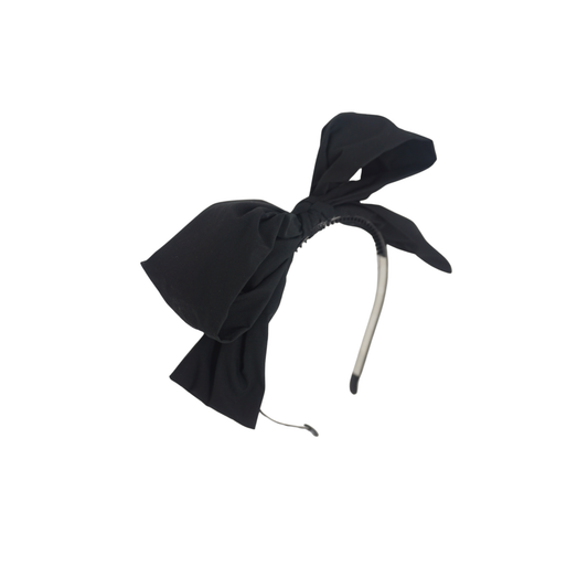Bandeau Black Taffeta Collection Dressy Bow Headband