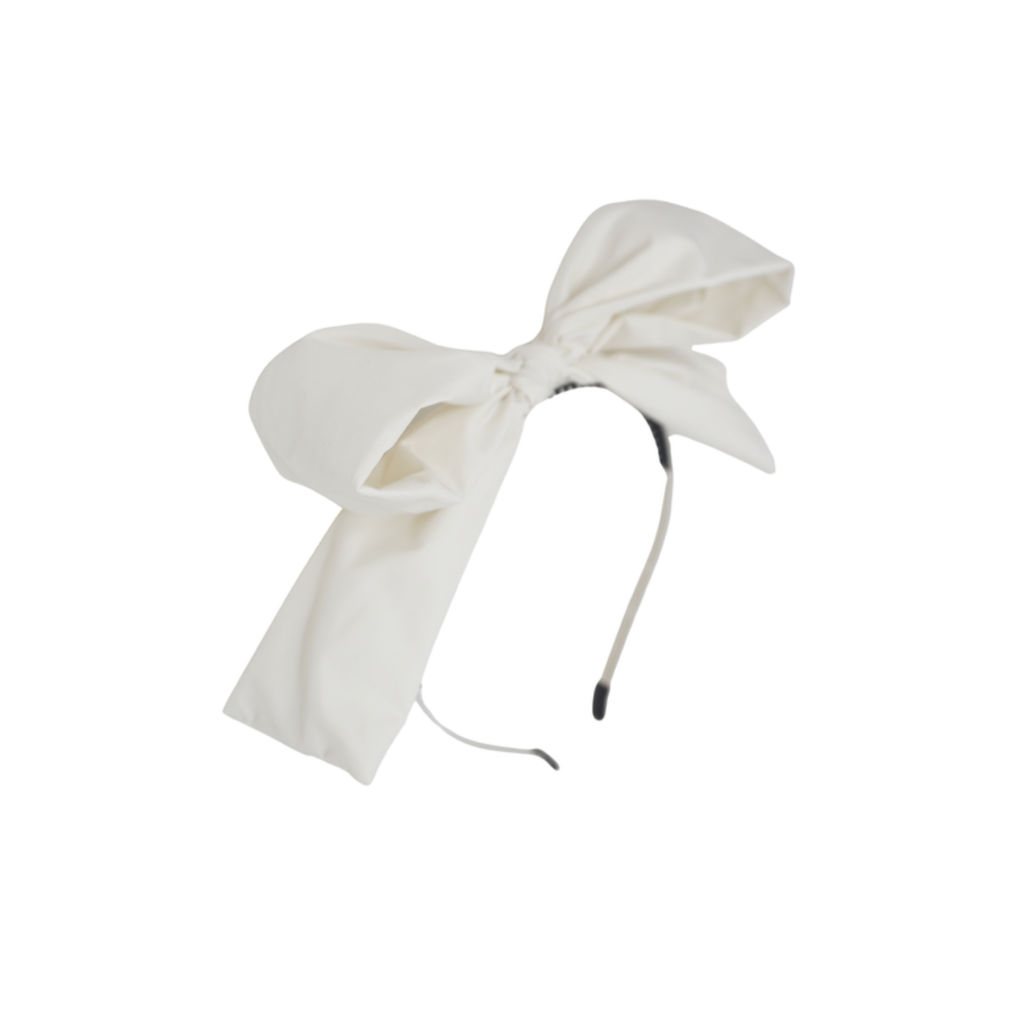 Bandeau Cream Taffeta Collection Dressy Bow Headband