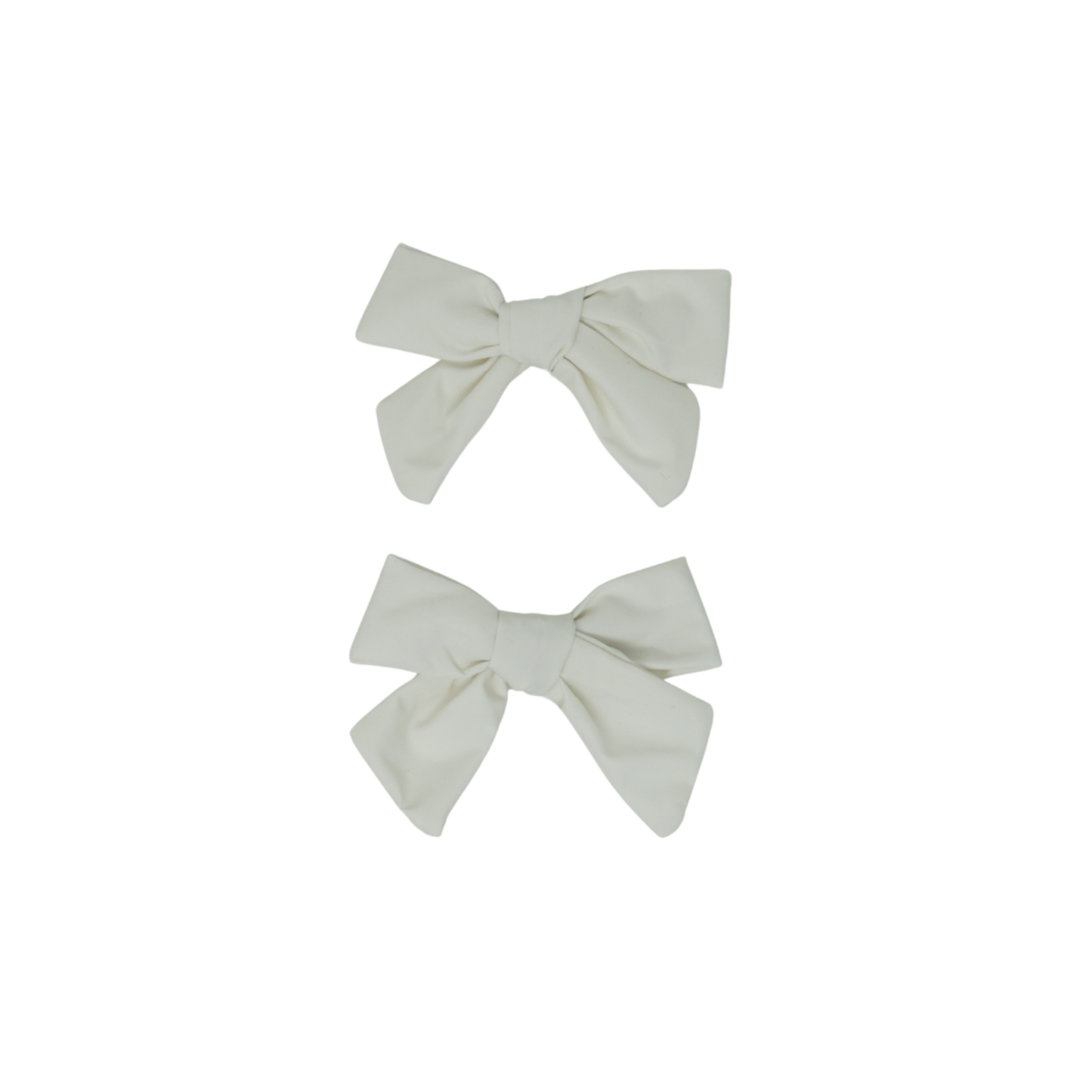 Bandeau Cream Taffeta Collection Mini Bow Clip Set