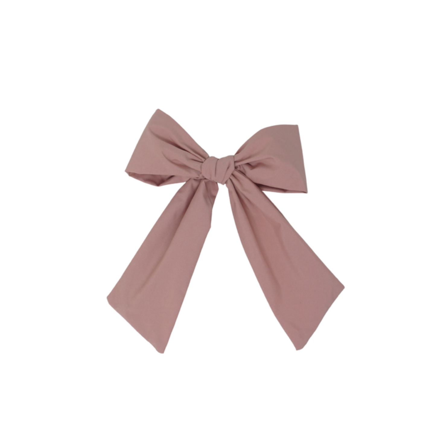 Bandeau Mauve Pink Taffeta Collection Classic Medium Bow Clip