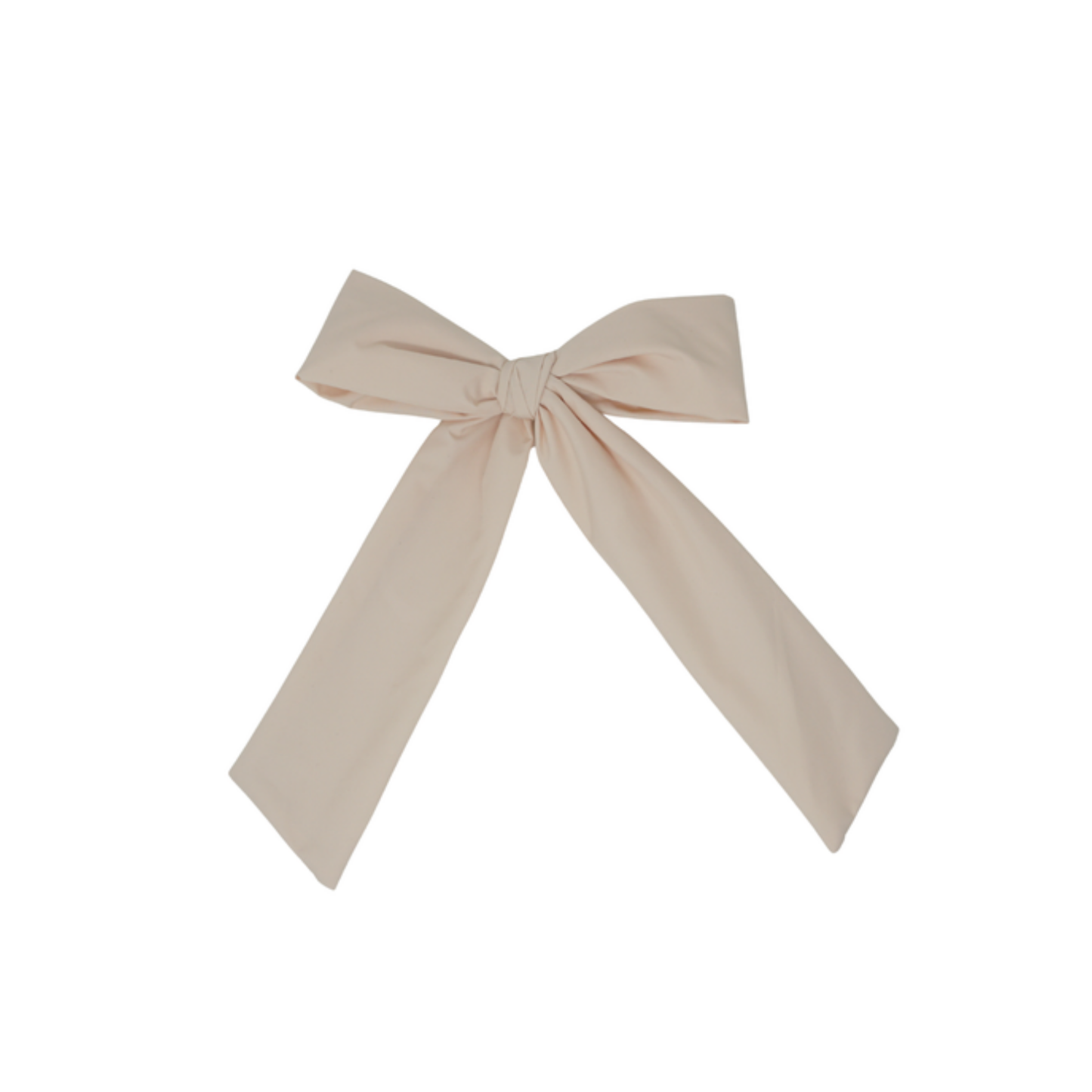 Bandeau Nude Pink Taffeta Collection Classic Large Bow Clip