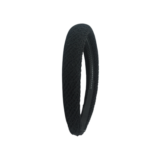 Bandeau Black Netting Crochet Collection Padded Headband