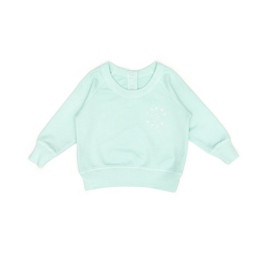 Tuntun Sea Aqua Aspen Long Sleeve Sweatshirt