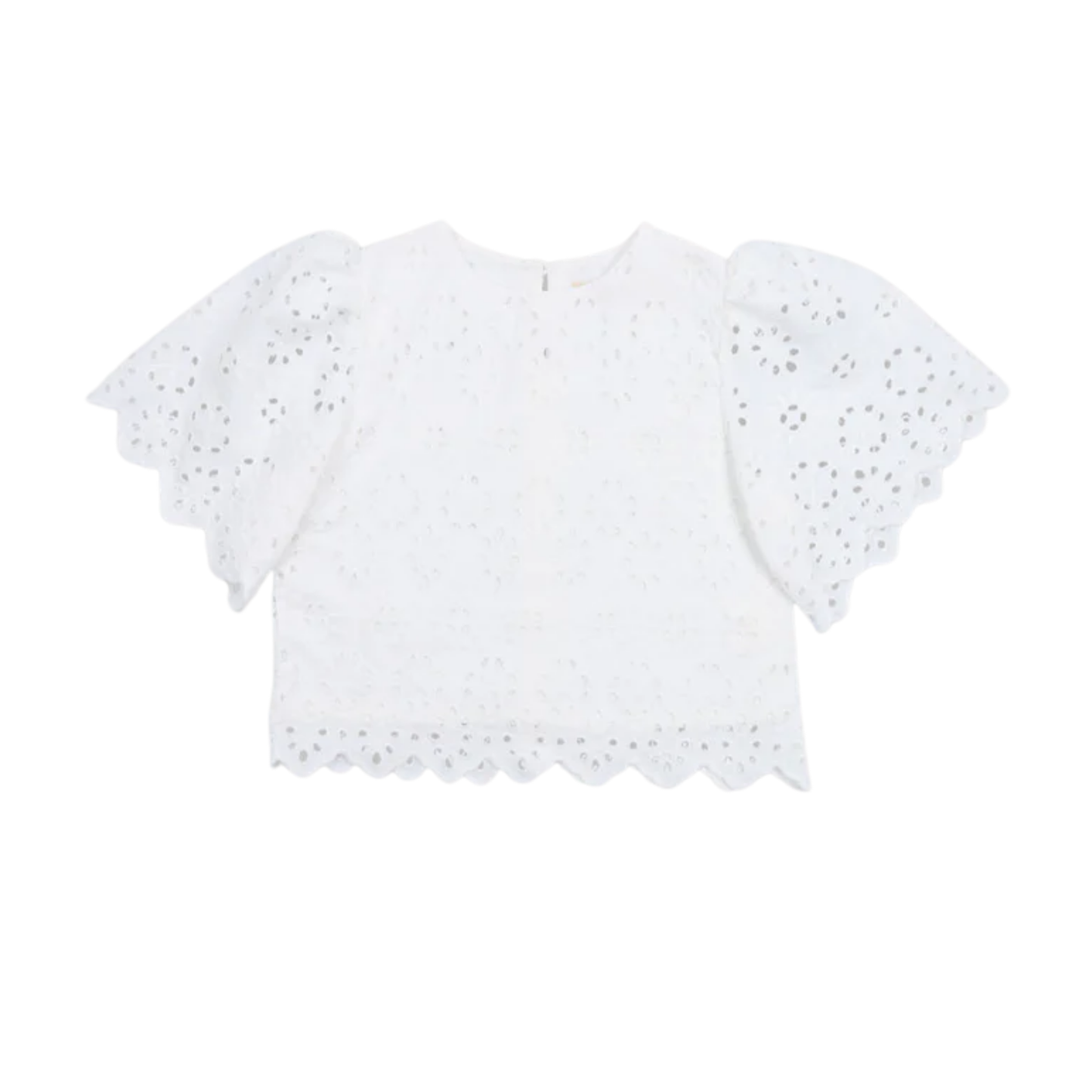 The New Society Pure Cloud Sakura Short Sleeve Blouse