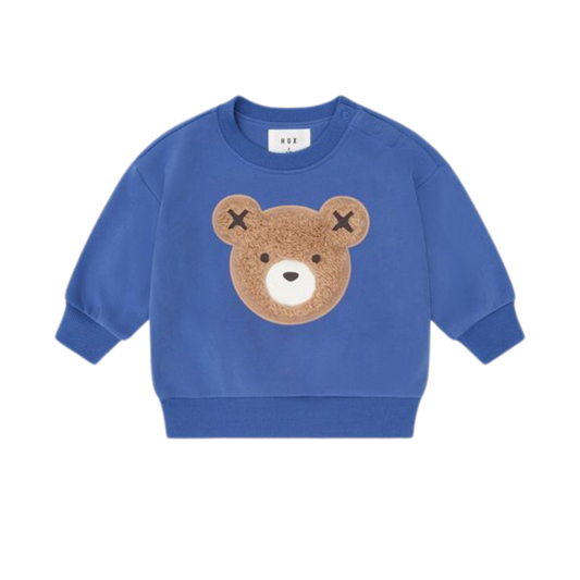 Huxbaby Cobalt Furry Huxbear Sweatshirt