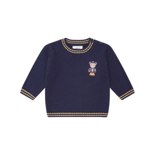 Huxbaby Ember Multi Navy Baller Tipped Sweatshirt