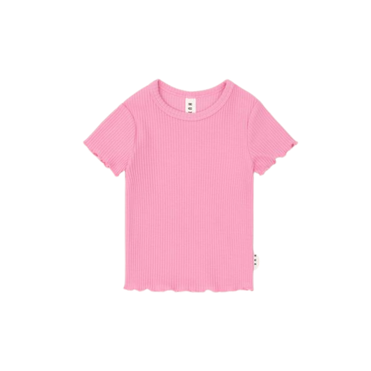Huxbaby Strawberry Rib Short Sleeve Tee