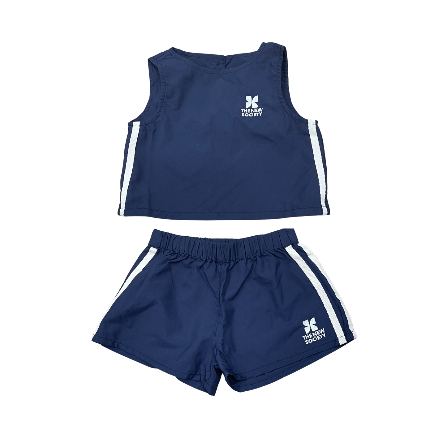 The New Society Blue Summer Midnight Short Set