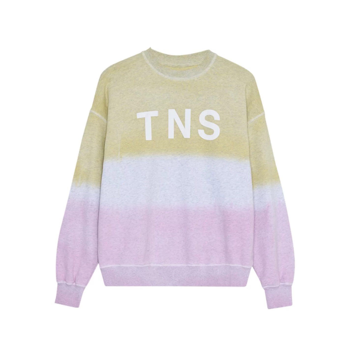 The New Society Pink Lavander Tie Dye Long Sleeve Sweatshirt