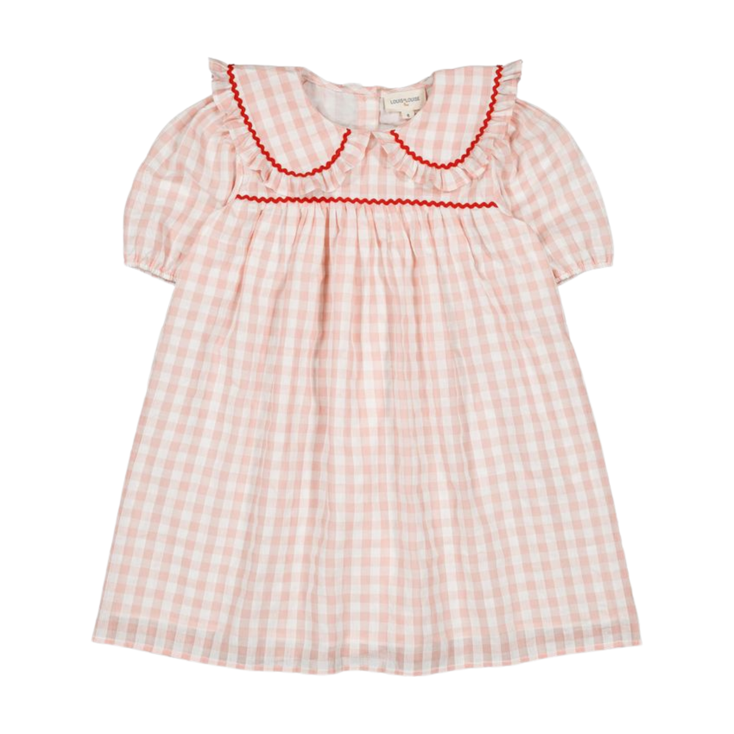 Louis Louise Pink Henrietta Short Sleeve Dress