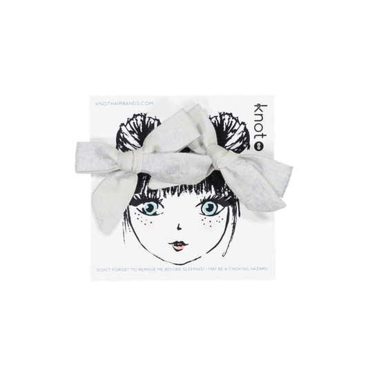 Knot Blue Bloom Bow Set