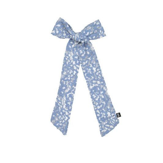 Knot Blue Chantilly Bow