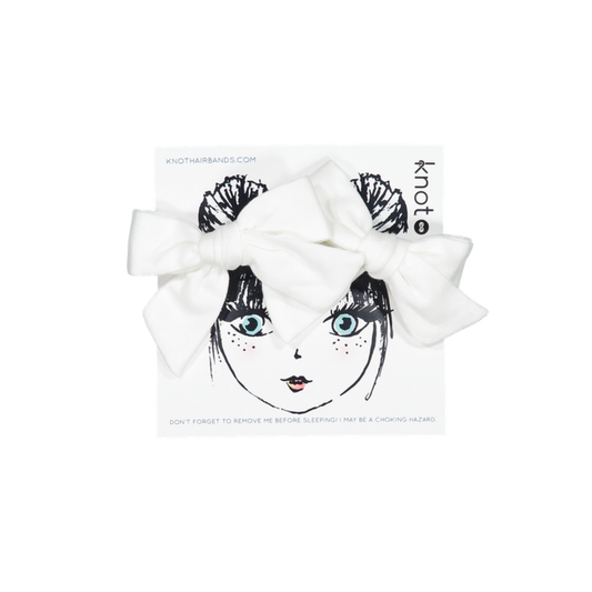 Knot White Tidal Tee Bow Set
