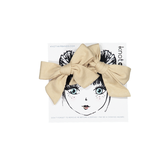 Knot Taupe Tidal Tee Bow Set