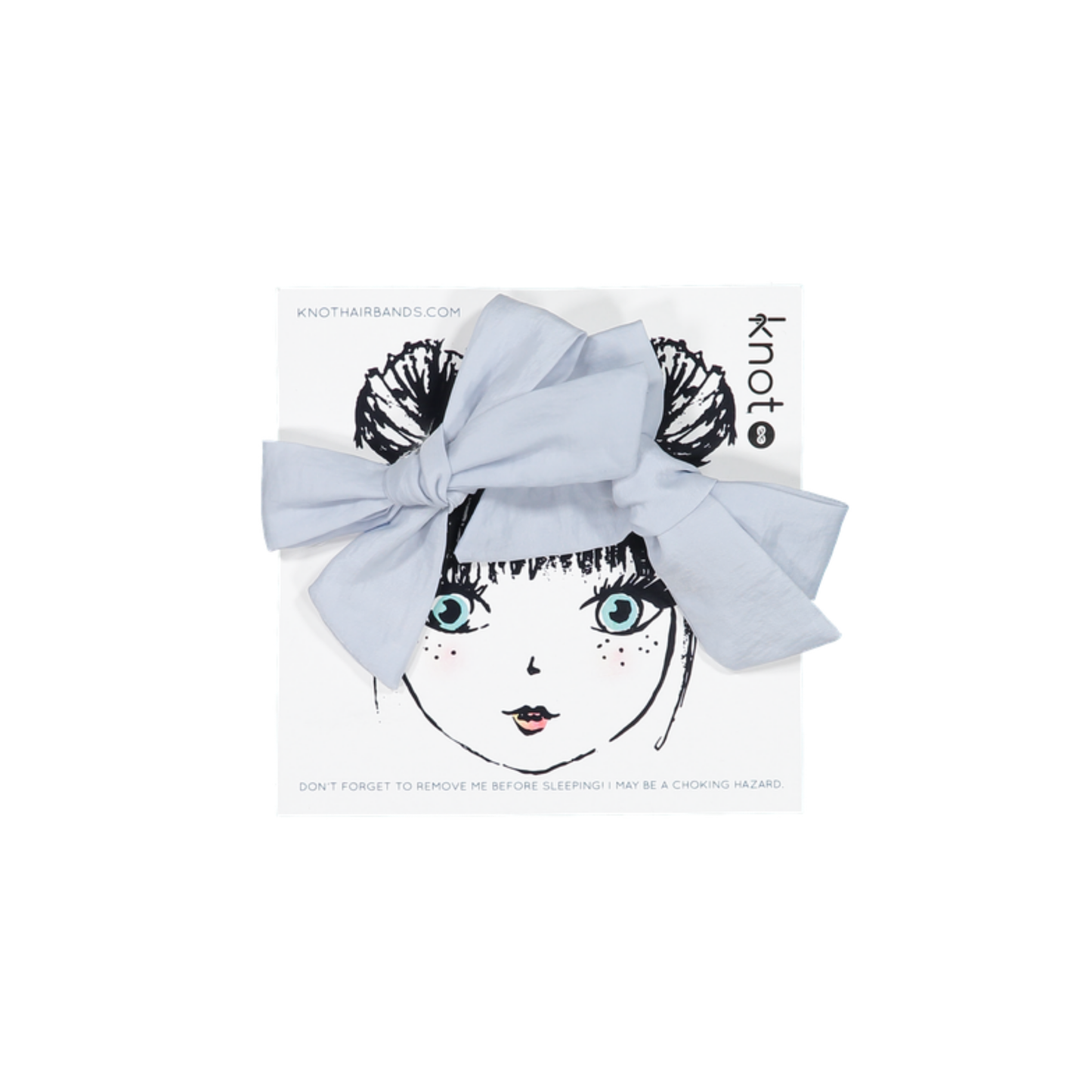 Knot Blue Matte Luxe Mini Clips Set