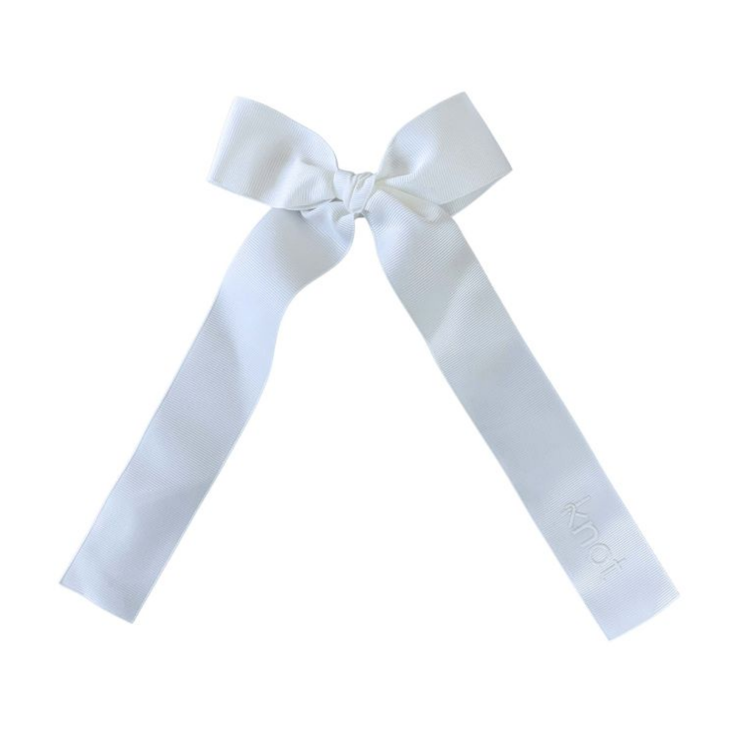 Knot White Sunshine Ribbon Bow