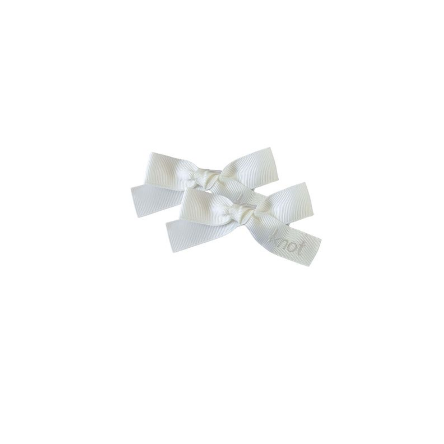 Knot White Sunshine Bow Set