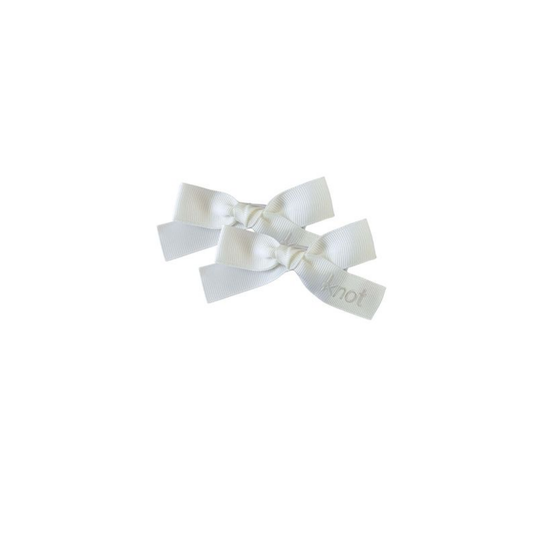 Knot White Sunshine Bow Set