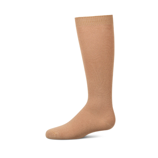 Memoi Sandstone Kids Basic Soft Rayon from Bamboo Knee High Socks