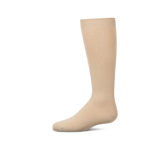Memoi Almond Kids Basic Soft Rayon from Bamboo Knee High Socks