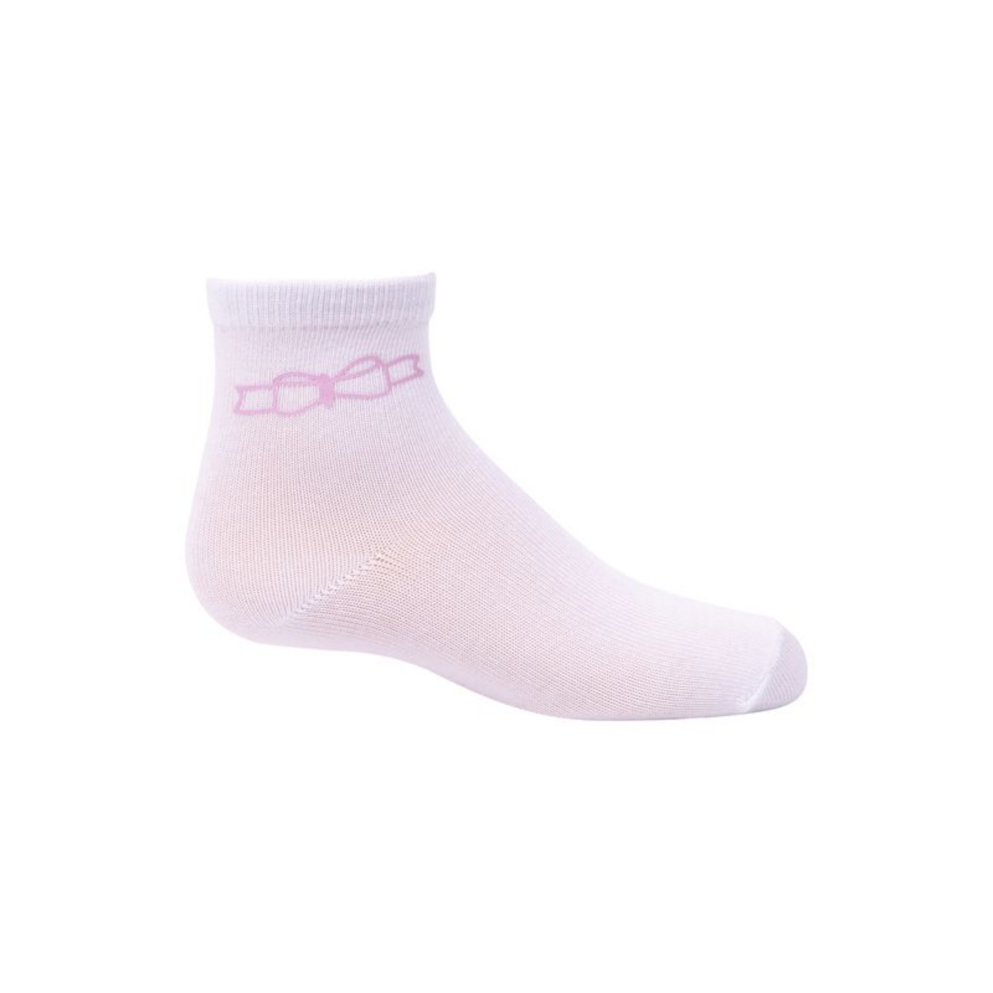 Zubii 5 White Printed Bow Ankle
