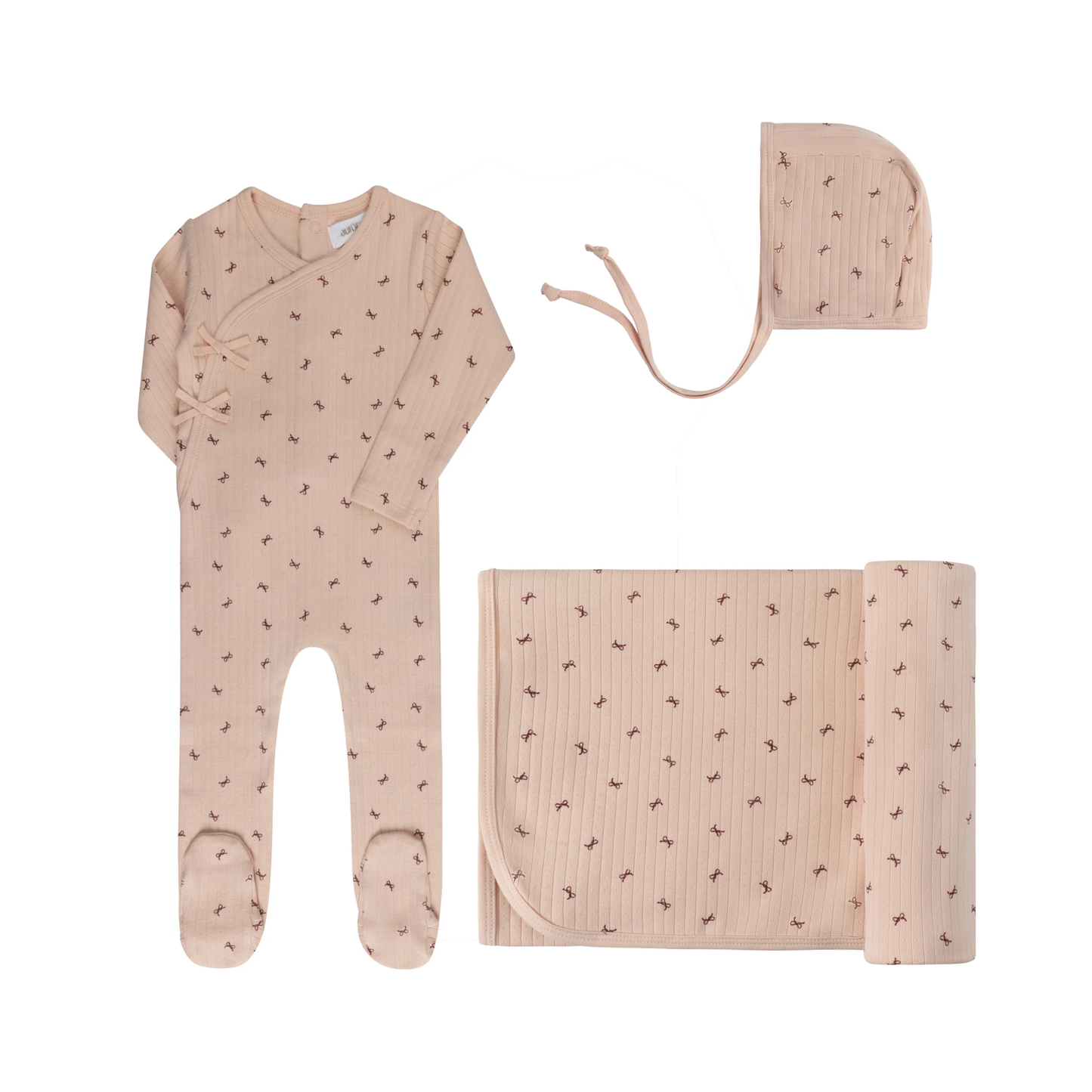 Aurora Pink Bow Pattern Collection Take Me Home Set