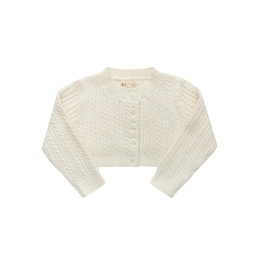 Looms Ivory Trim Collection Cardigan