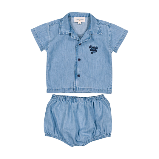 Louis Louise Light Blue Shirt Magnum Chambray