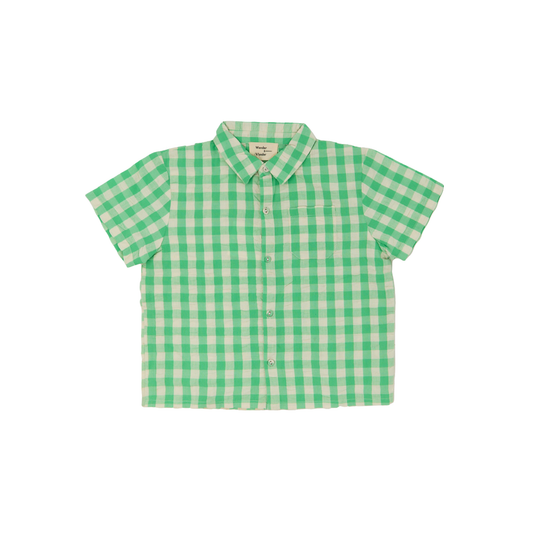 Wander & Wonder Jade Summer Gingham Shirt