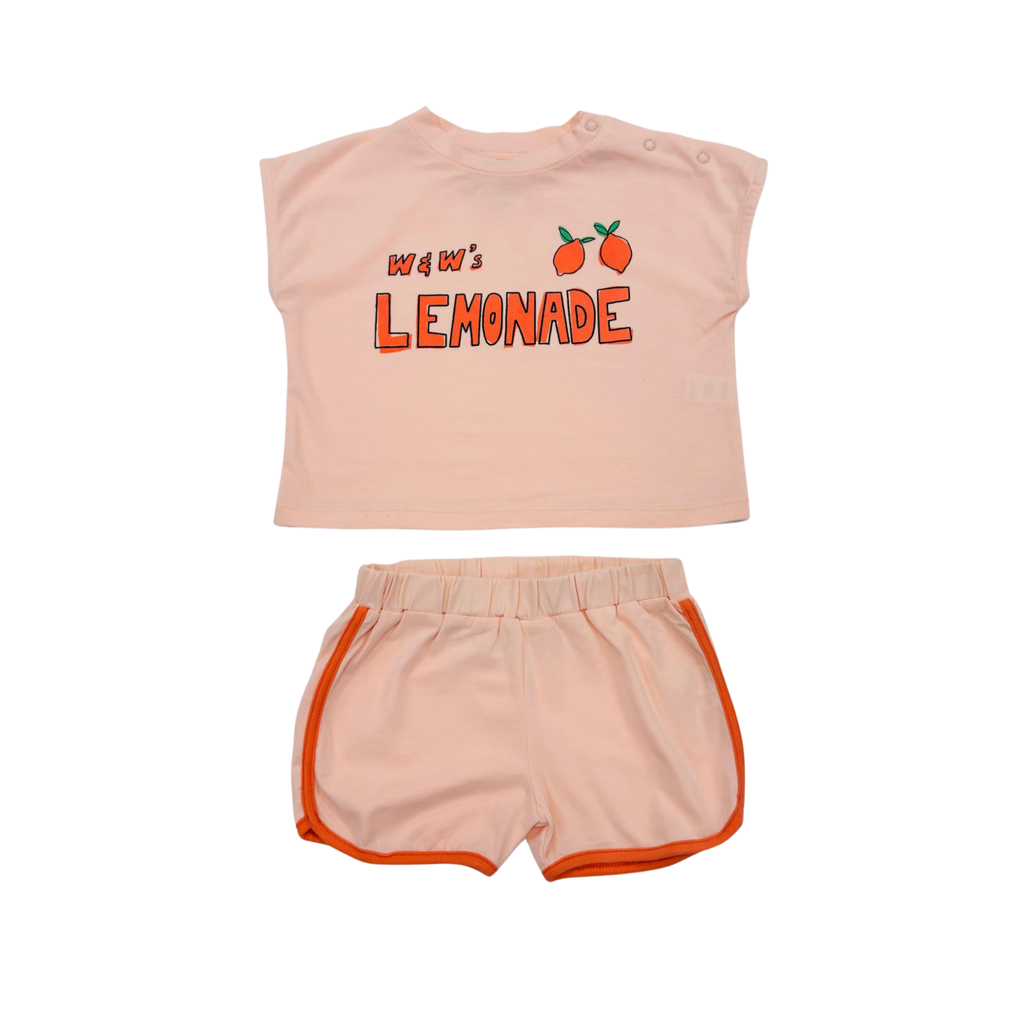 Wander & Wonder Pink Lemonade Baby Tank Set