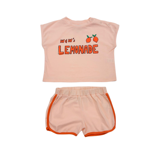 Wander & Wonder Pink Lemonade Baby Tank Set