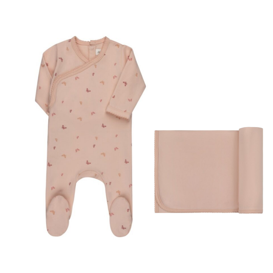 Aurora Pink Jersey Cotton Butterfly/Dragonfly Collection Take Me Home Set