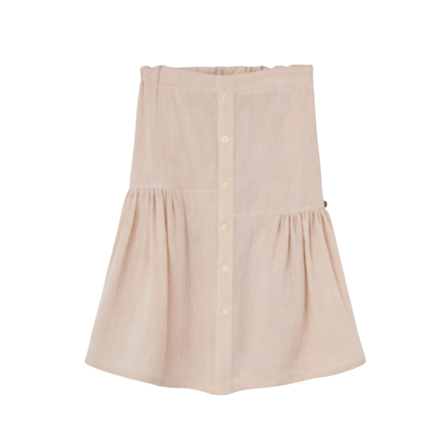 Popelin Dusty Pink Midi Skirt