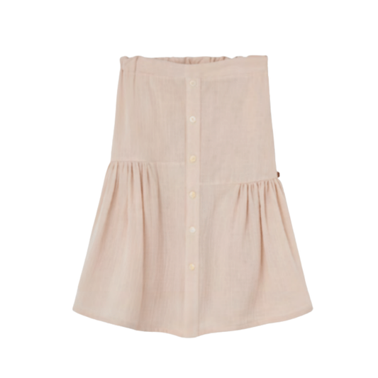 Popelin Dusty Pink Midi Skirt