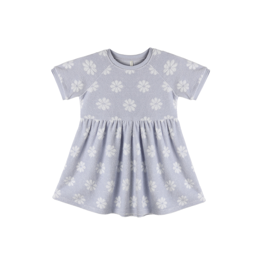 Rylee+Cru Periwinkle Daisy Short Sleeve Dress