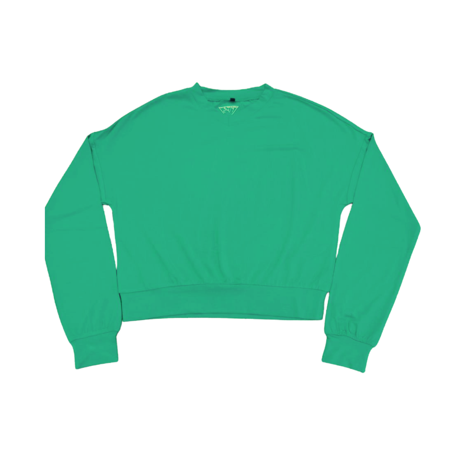 24/7 Kelly Green Top With Drop Shoulder